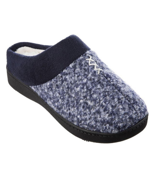 Women's Heathered Knit Jessie Hoodback Slippers