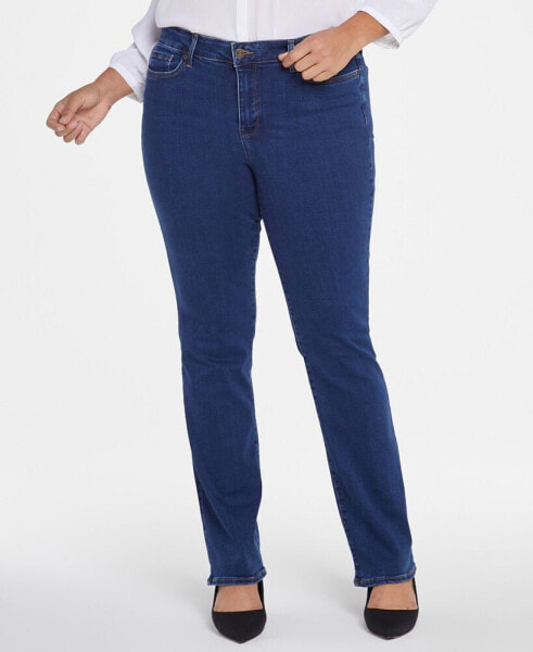 Plus Size Marilyn Straight Jean