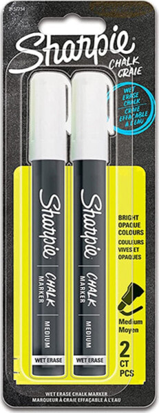 Sharpie Sharpie Kreidemarker-feucht abwischbar M weiß 2er Blister