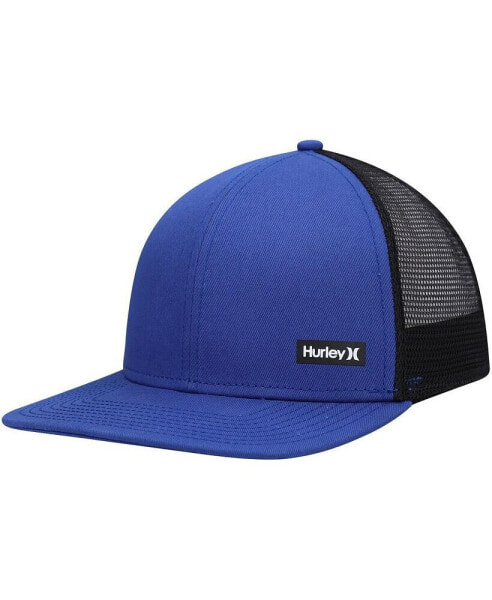 Men's Blue, Black Supply Trucker Snapback Hat