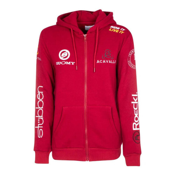 EQUESTRO New Multilogo hoodie