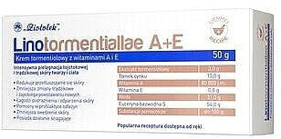 Tormenthiol-Creme mit Vitamin A und E