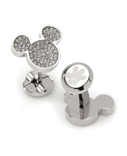 Men's Pave Crystal Cufflinks