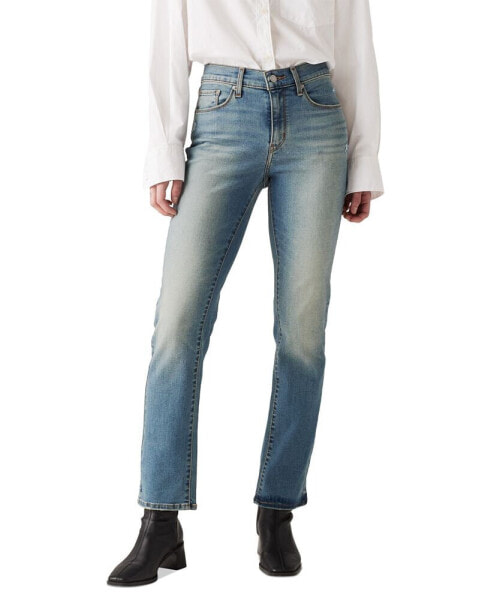 Women's Classic Mid Rise Straight-Leg Jeans