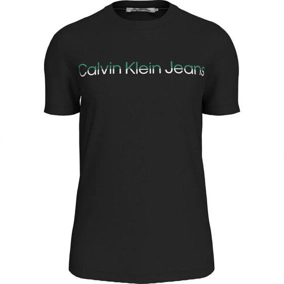 CALVIN KLEIN JEANS Mixed Institutional Logo short sleeve T-shirt