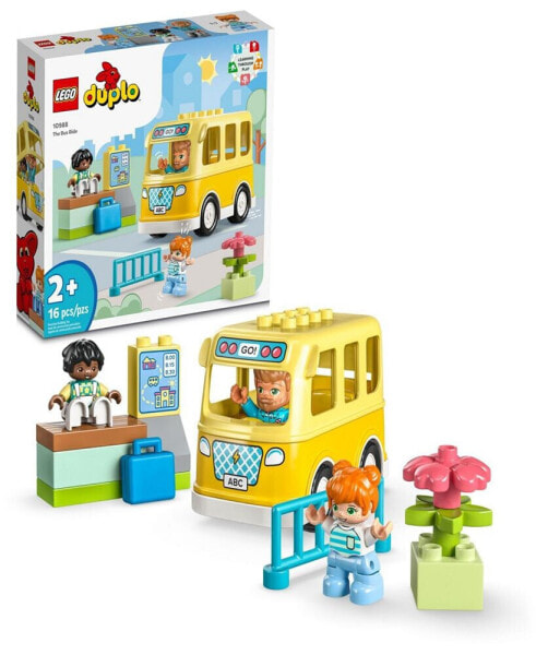 DUPLO Town 10988 The Bus Ride Toy STEM Building Set