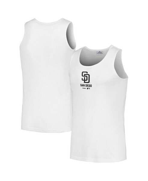 Men's White San Diego Padres Two-Pack Tank Top