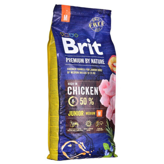 BRIT Premium Nature M Junior 15kg Dog Food