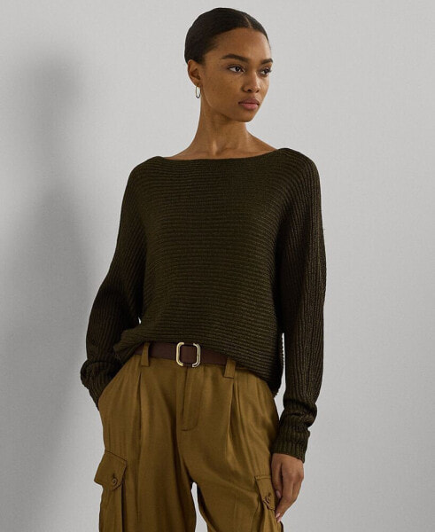 Petite Dolman-Sleeve Sweater