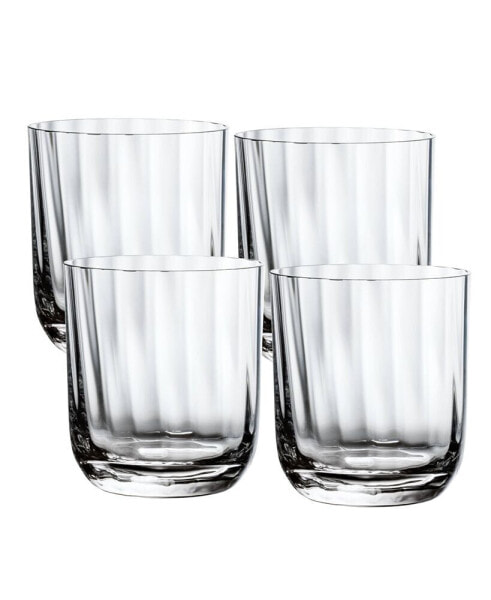 Rose Garden Double Old Fashioned Glass, Set of 4