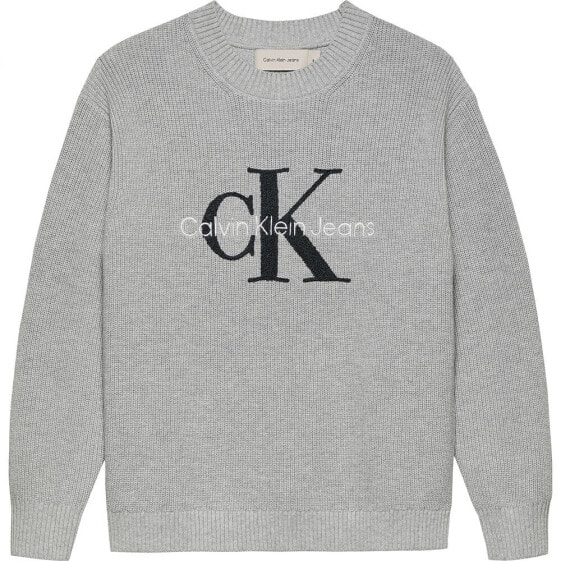 CALVIN KLEIN JEANS Towelling Stitch sweatshirt