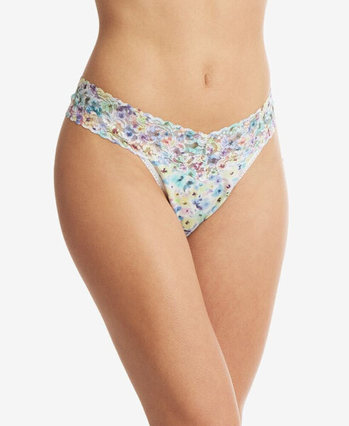 Printed Supima Cotton Original Rise Thong Underwear