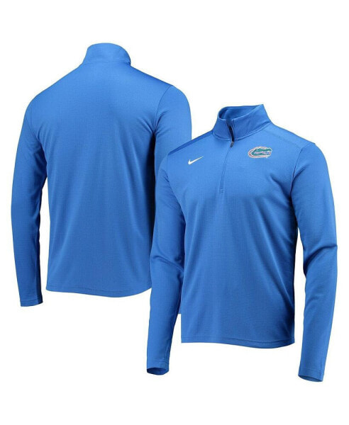 Men's Royal Florida Gators Primary Logo Pacer Performance Quarter-Zip Jacket