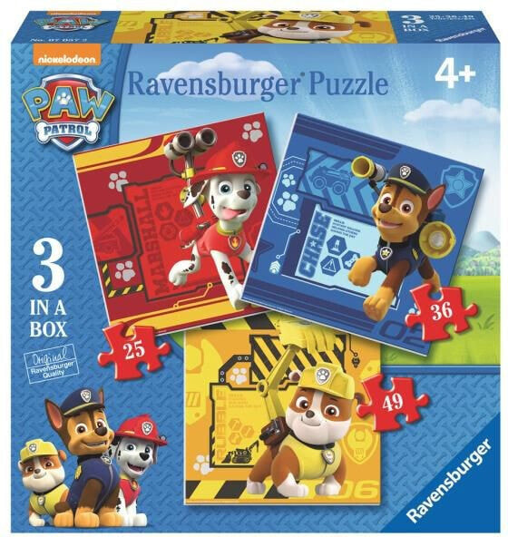 Ravensburger Puzzle 3w1 Psi Patrol 070572