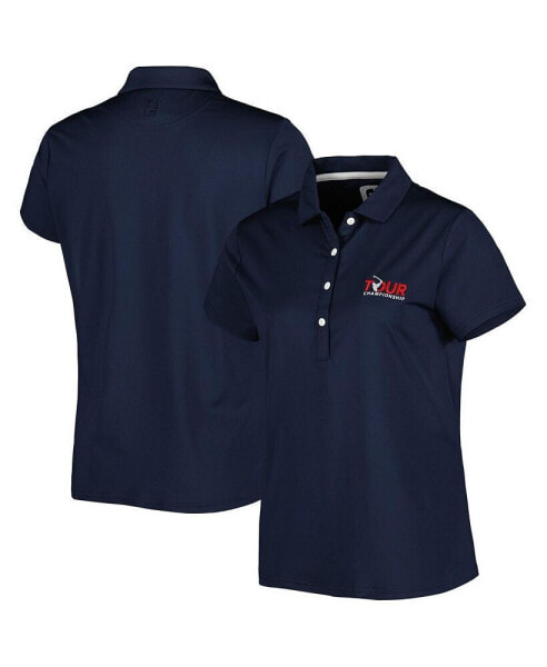 Women's Navy TOUR Championship Logo Polo Shirt