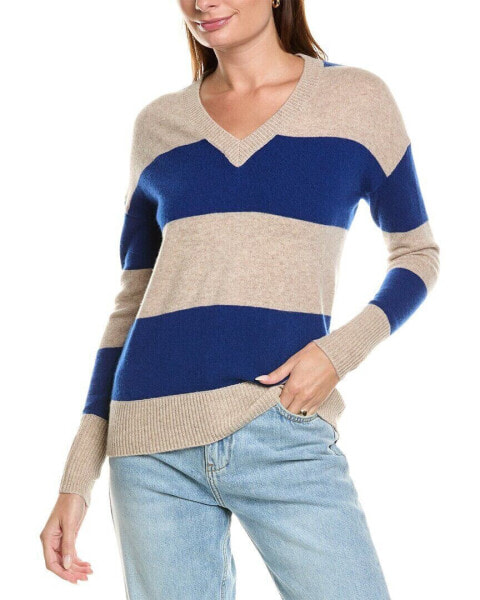 Kier+J Striped Cashmere Sweater Women's