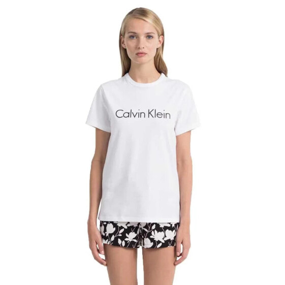 CALVIN KLEIN UNDERWEAR Pure Cotton Regular Crew Short Sleeve T-Shirt