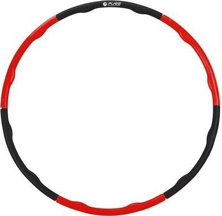 Pure2Improve Pure2Improve Hula Hoop Black/Red, Foam, PP (Polypropylene)