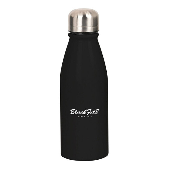 SAFTA 500ml Blackfit8 Old School Water Bottle