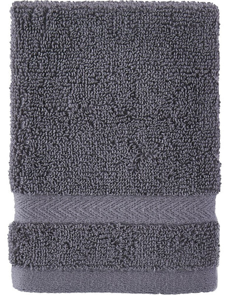 Modern American Solid Cotton Washcloth, 13" x 13"