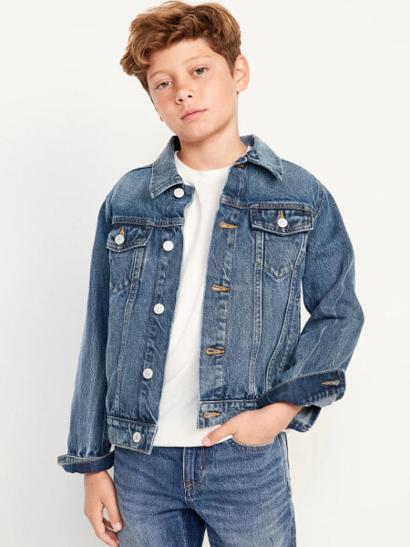 Non-Stretch Jean Trucker Jacket for Boys