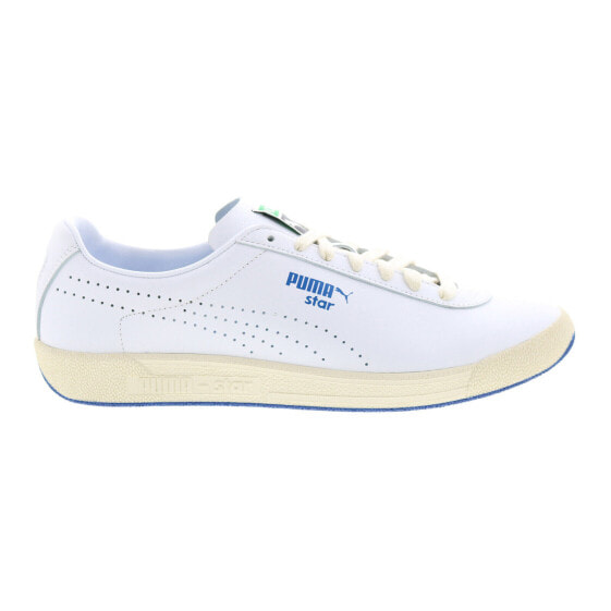 Puma Star Noah 39291601 Mens White Leather Lace Up Lifestyle Sneakers Shoes