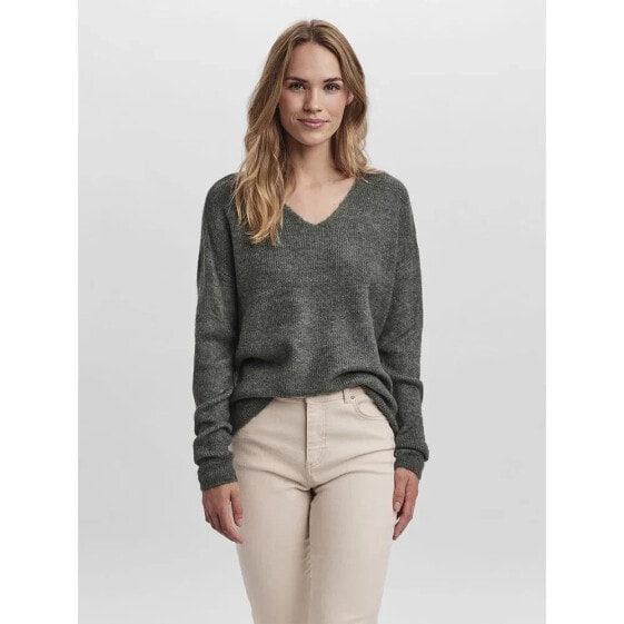 VERO MODA Crew Lefile v neck sweater