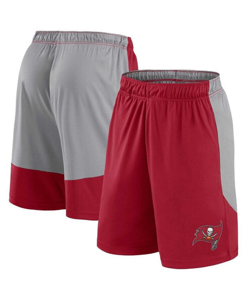 Men's Red Tampa Bay Buccaneers Big Tall Team Logo Shorts