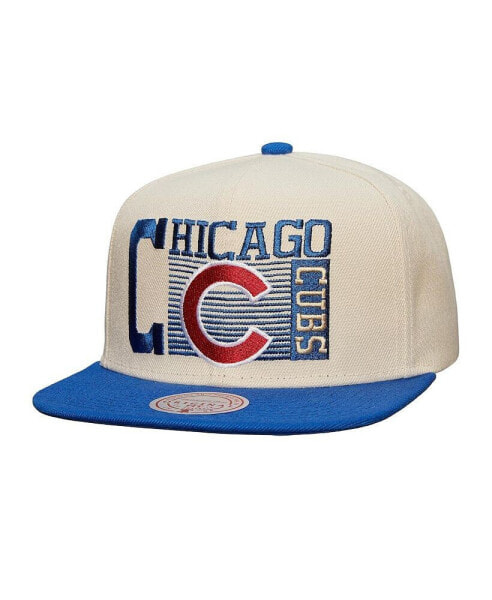 Men's Cream Chicago Cubs Cooperstown Collection Speed Zone Snapback Hat