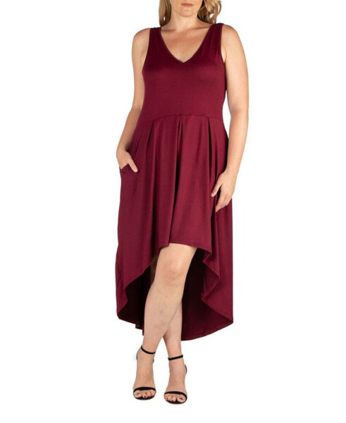 Women's Plus Size High Low Party Dress