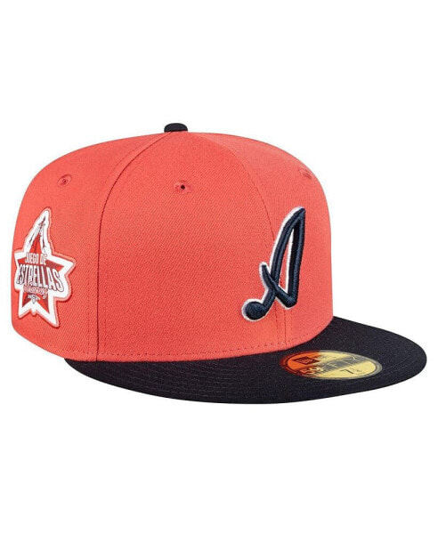 Men's Pink/Navy Veracruz Aquilas Mexico League On Field 59FIFTY Fitted Hat