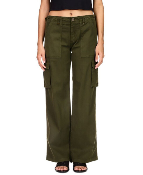 Women's Solid Reissue Straight-Leg Cargo Pants