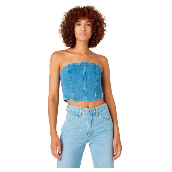 WRANGLER Bustier Slim Fit Sleeveless T-shirt