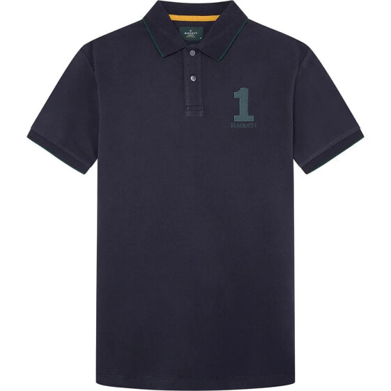 HACKETT Heritage Number short sleeve polo