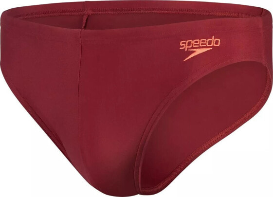 Speedo Męskie kąpielówki Speedo SOLAR 5CM BRIEF AM oxblood/soft coral rozmiar 38