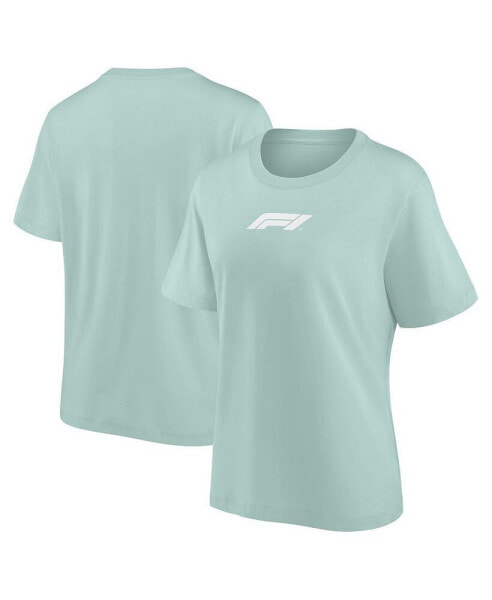 Women's Green Merchandise Mono Crest T-Shirt