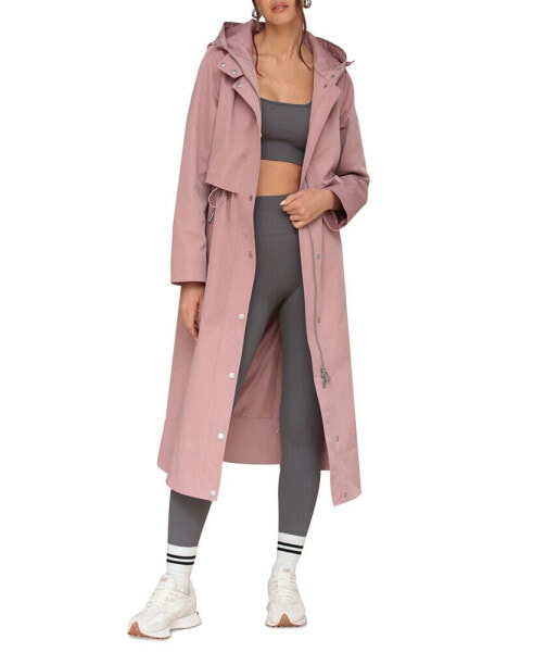 Women's Hooded Anorak Raincoat