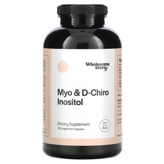 Myo & D-Chiro Inositol, 360 Vegetarian Capsules