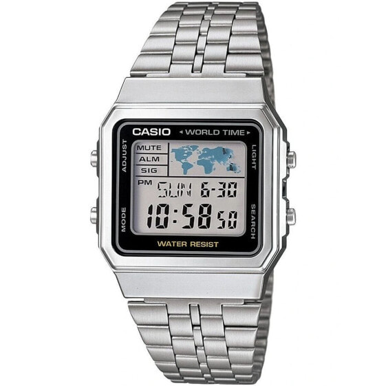 Часы унисекс Casio VINTAGE Чёрный Серебристый (Ø 34 mm)