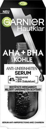 Serum Anti-Unreinheiten AHA + BHA Kohle, 30 ml