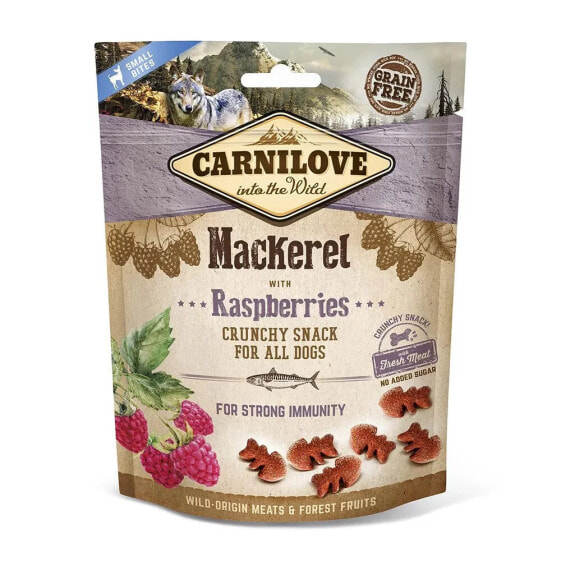 CARNILOVE Canine Crunchy Mackerel Raspberries 6x200g