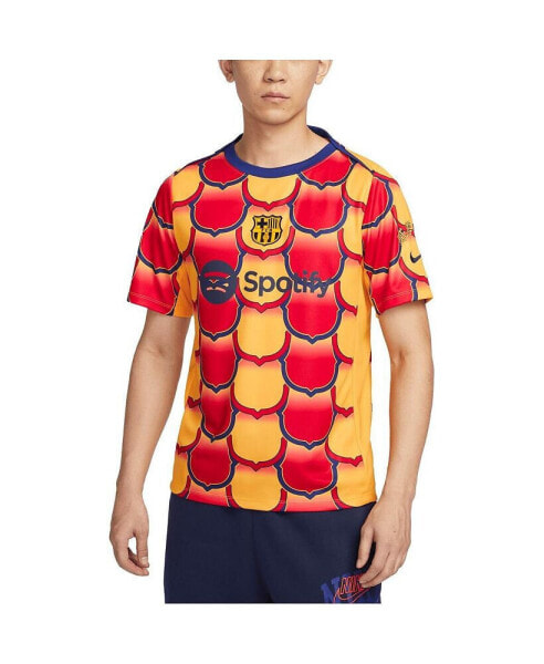 Men's Gold Barcelona 2023/24 Academy Pro Pre-Match Top