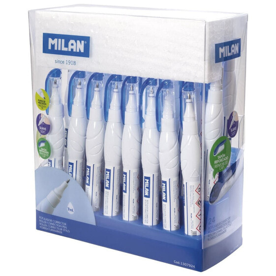 MILAN Box 24 Correction Fluid Pen 7ml