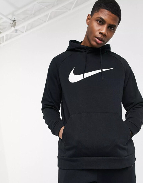 Nike Training Dri-FIT fleece hoodie in black