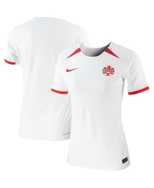 Women's White Canada Women's National Team 2023 Away Replica Jersey