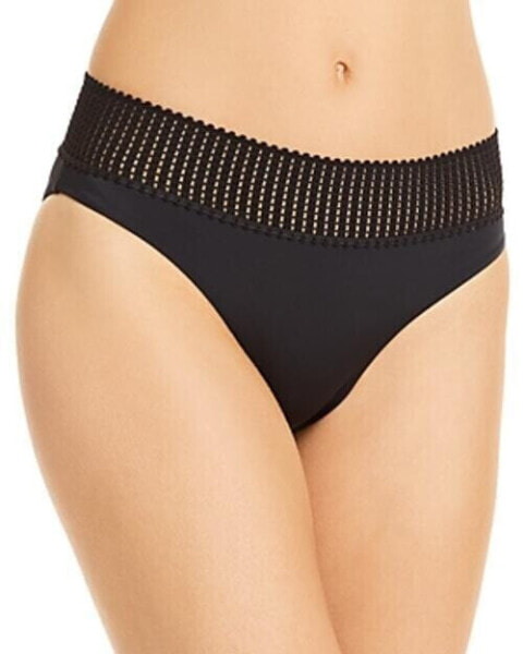 Peixoto 295831 Carine Mesh Waistband Bikini Bottoms Black Size XS