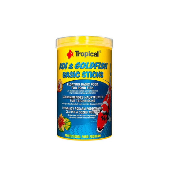 TROPICAL Koi&Goldfish Basic Stick 1L 90gr fish food