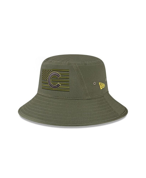 Men's Green Chicago Cubs 2023 Armed Forces Day Bucket Hat