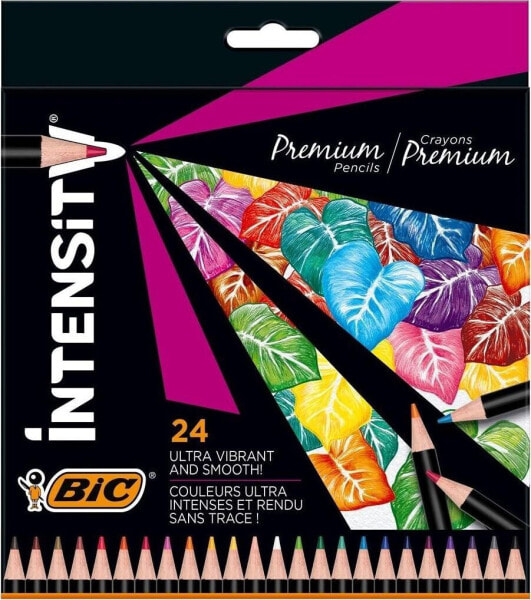 Bic Kredki ołówkowe Intensity Premium 24 kolory