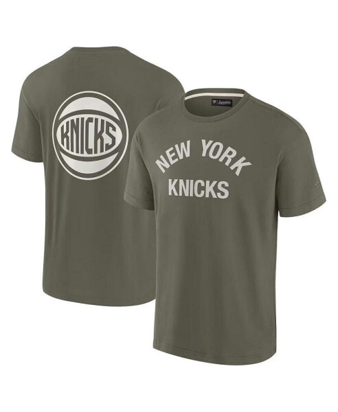 Fanatics Unisex Signature Olive New York Knicks Elements Super Soft Short Sleeve T-Shirt